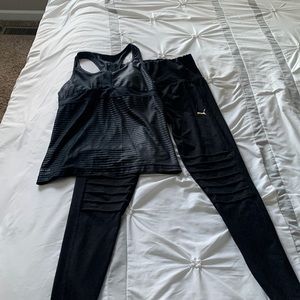 Nike tank top and puma leggings